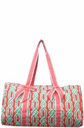 Quilted Duffle Bag-GUA2626/CORAL